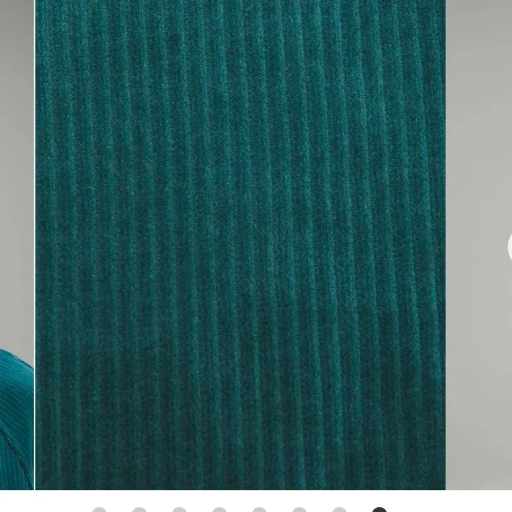 NWT New LULULEMON Scuba Oversized Hoodie Velvet Cord Sweatshirt Storm Teal XS S
